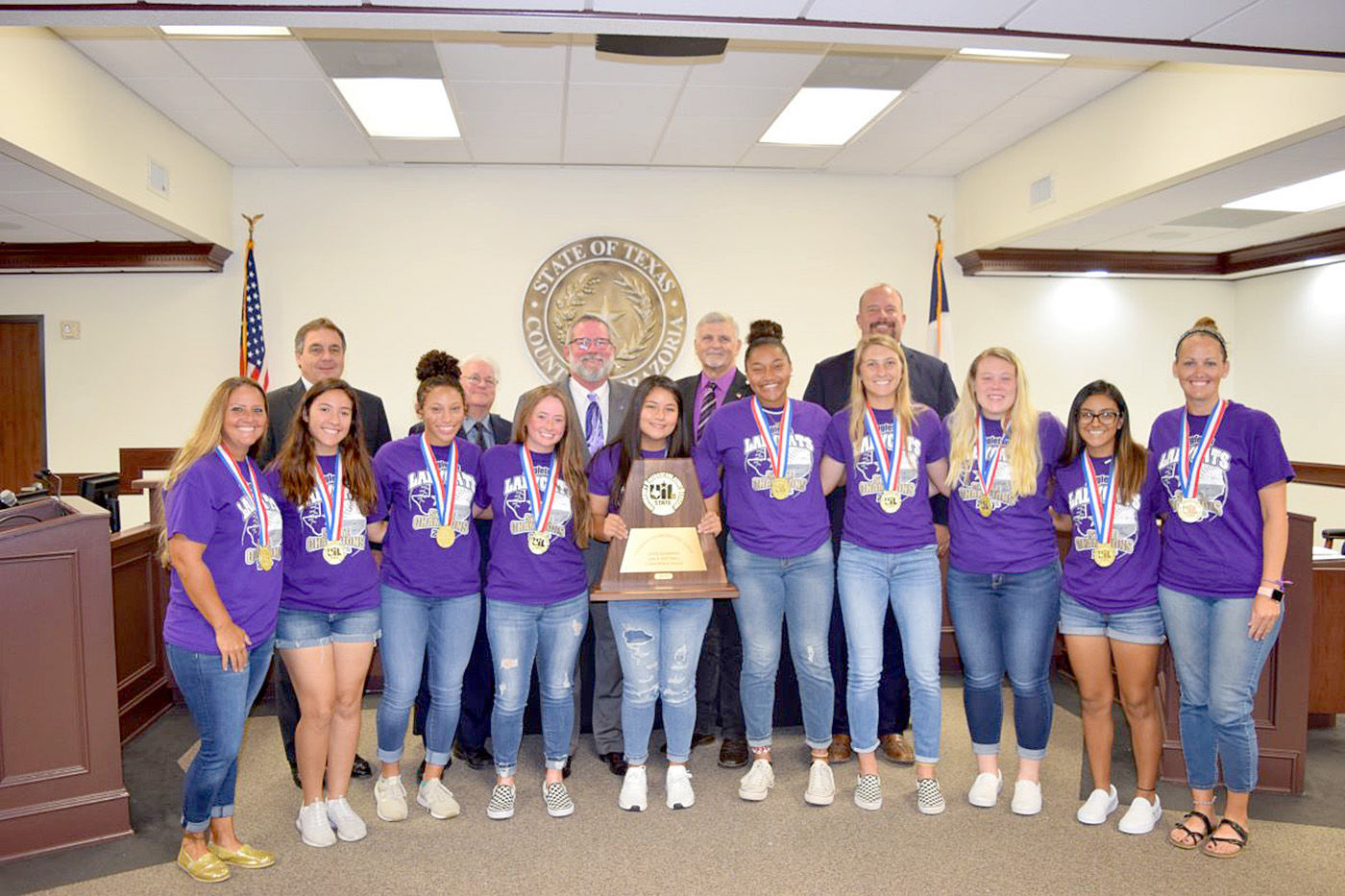 Commissioners honor Ladycats